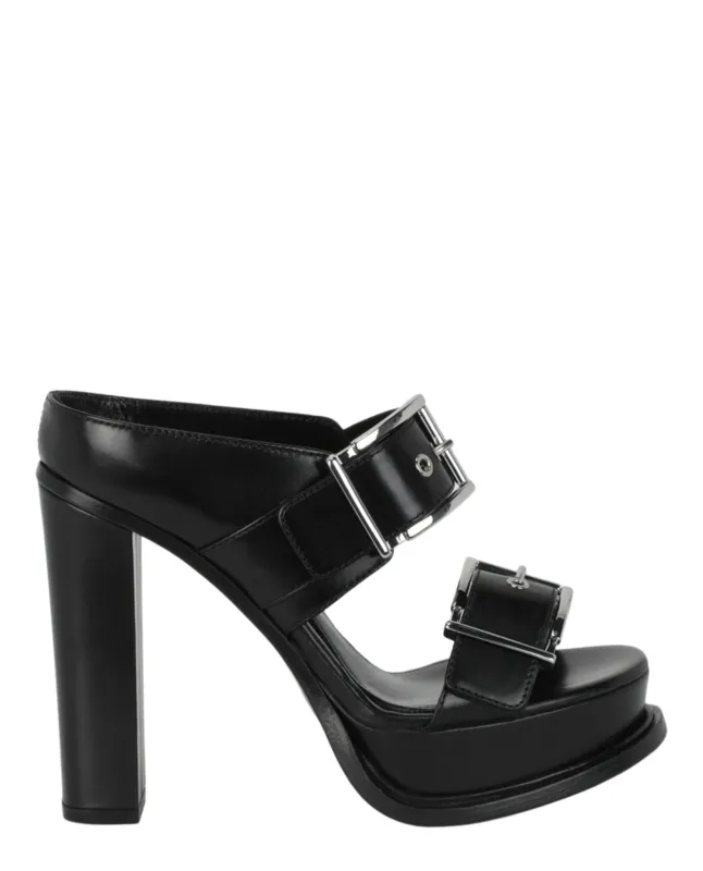 Alexander McQueen Boxcar Leather Sandals made by Alexander McQueen