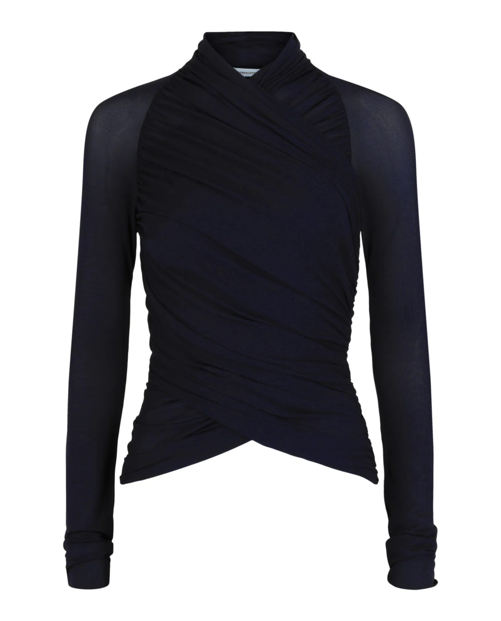 Ferragamo Ruched Long-Sleeve Top sold by Zulily