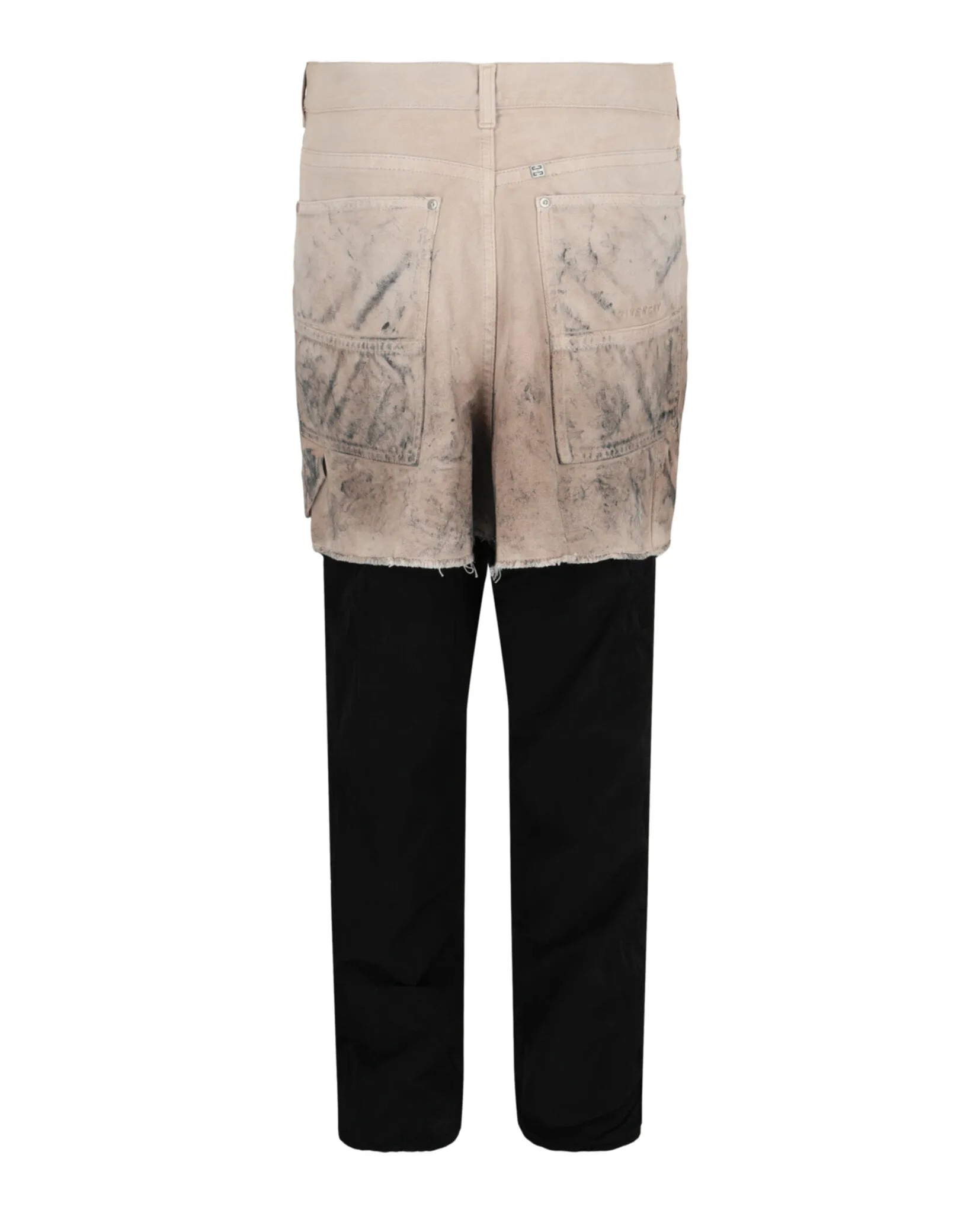 Givenchy Layered Tracksuit Pants With Destroyed Carpenter Jeans sold by Zulily product image thumbnail 2
