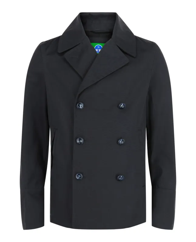 Slowear North Sails Double Breasted Peacoat made by Slowear