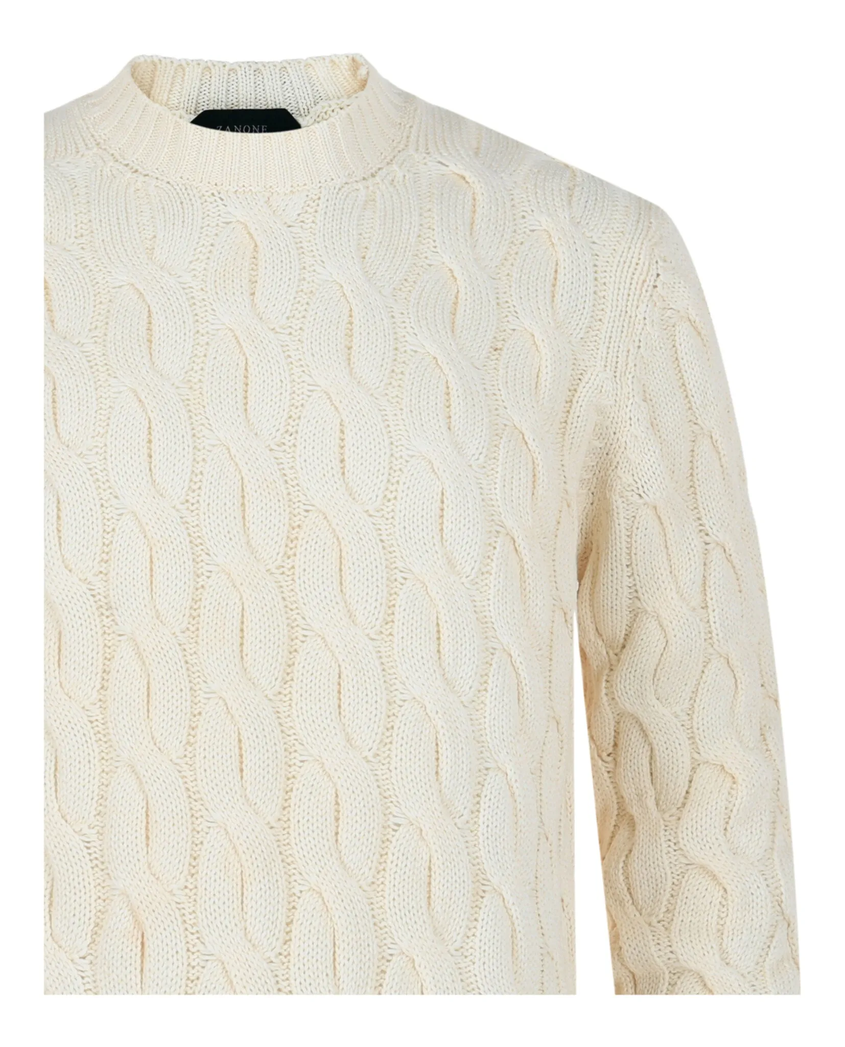 Slowear Zanone Cable Knit Sweater sold by Zulily product image thumbnail 3