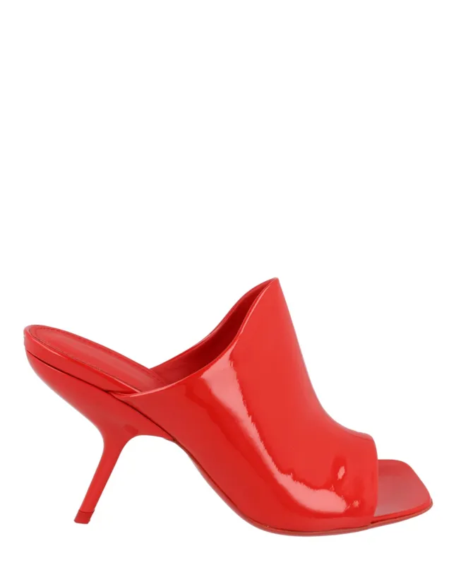 Ferragamo Era Patent Leather Mules made by Salvatore Ferragamo