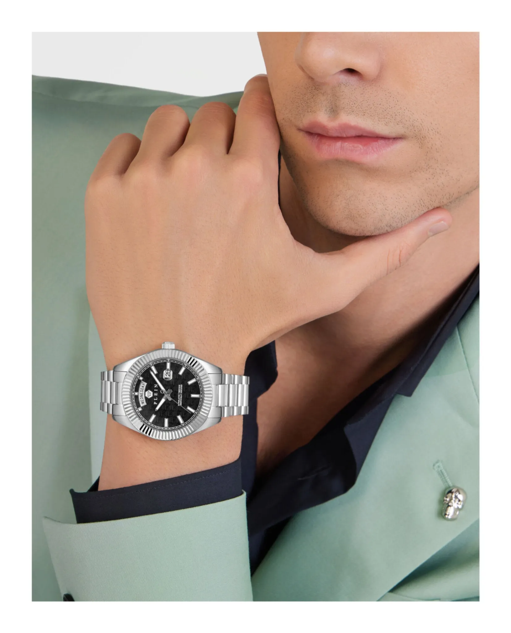 Philipp Plein Date Superlative Bracelet Watch sold by Zulily product image thumbnail 5