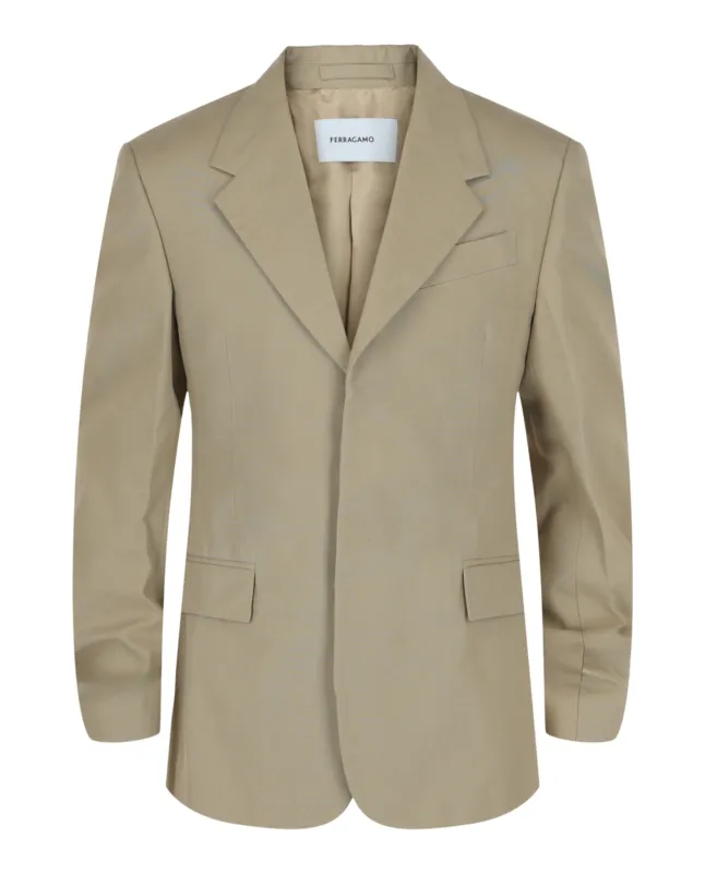 Ferragamo Single-Breasted Blazer made by Salvatore Ferragamo