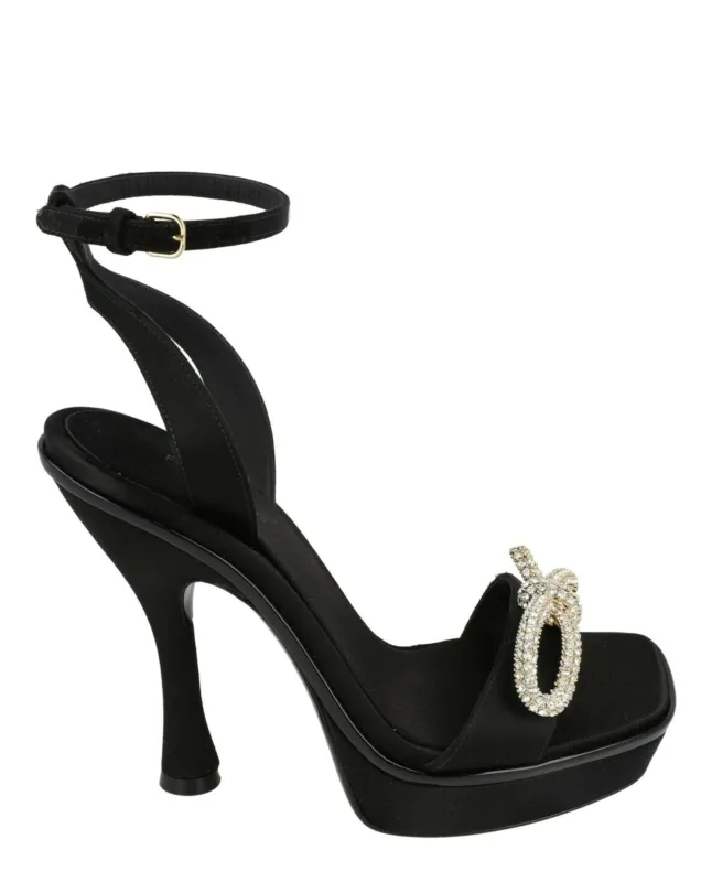 Ferragamo Satin Allison X5 Sandals made by Salvatore Ferragamo