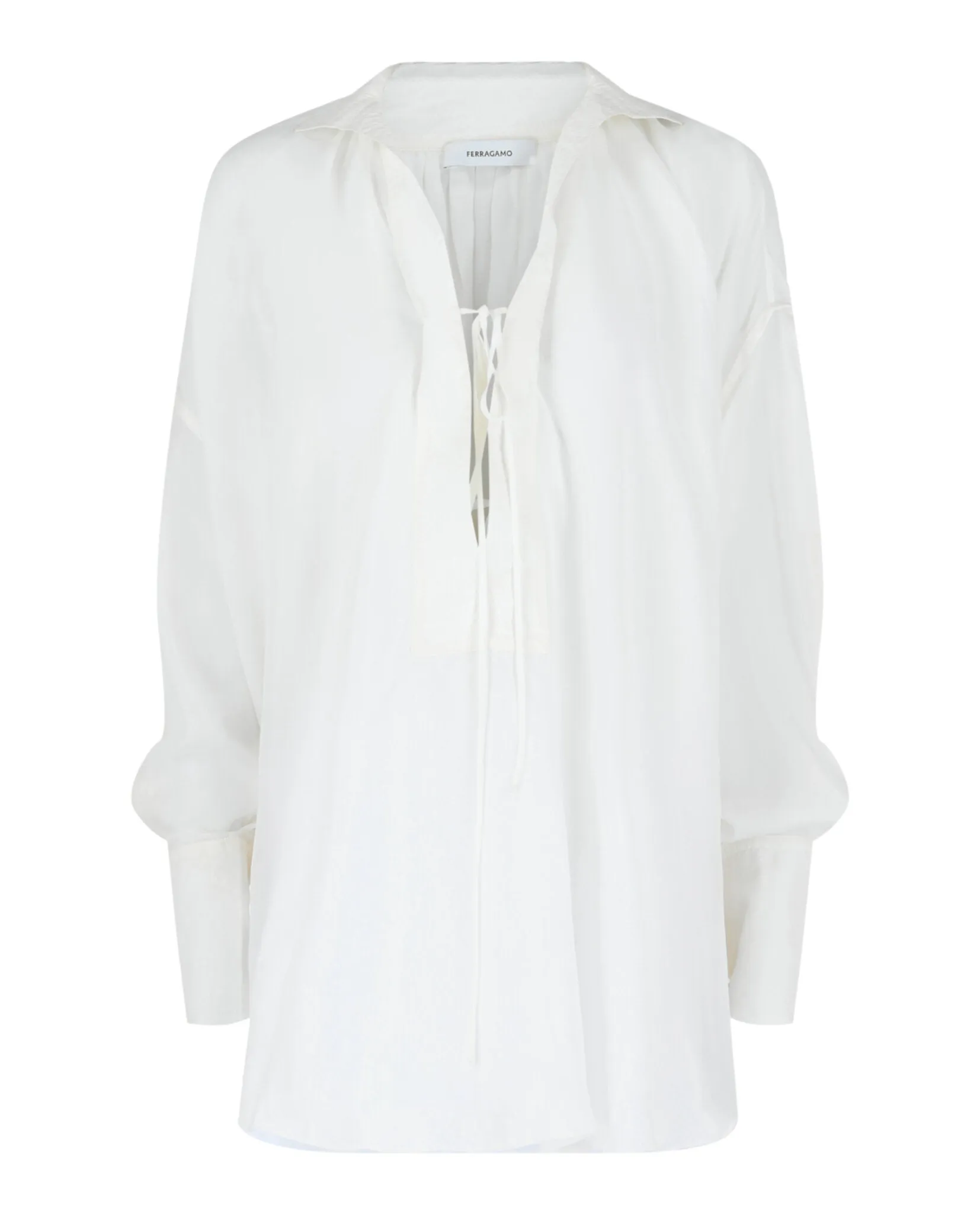 Ferragamo Silk-Blend Tunic Top sold by Zulily