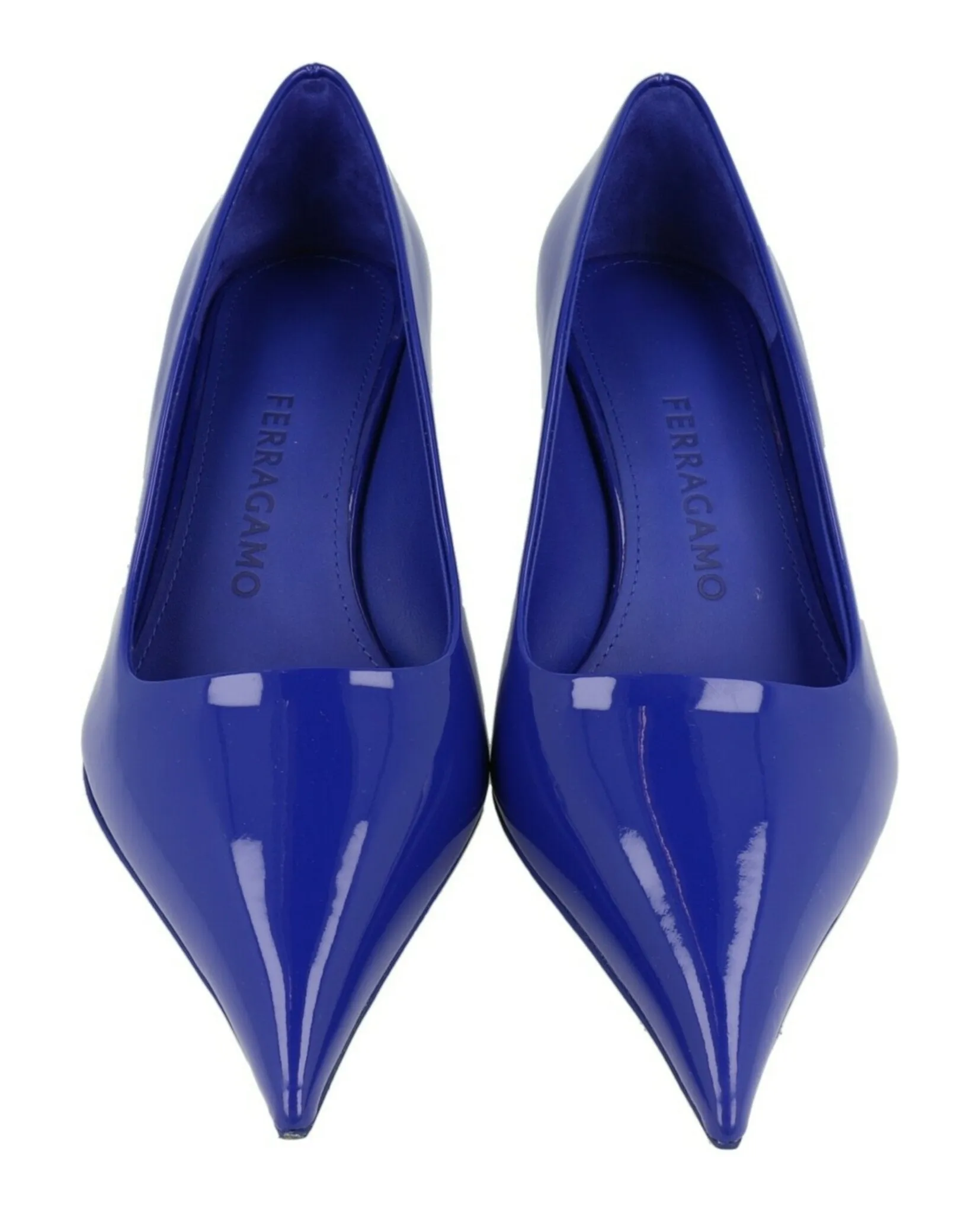 Ferragamo Eva 55 Patent Leather Pumps sold by Zulily product image thumbnail 5