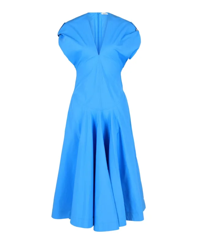 Ferragamo Cotton Poplin Midi Dress made by Salvatore Ferragamo