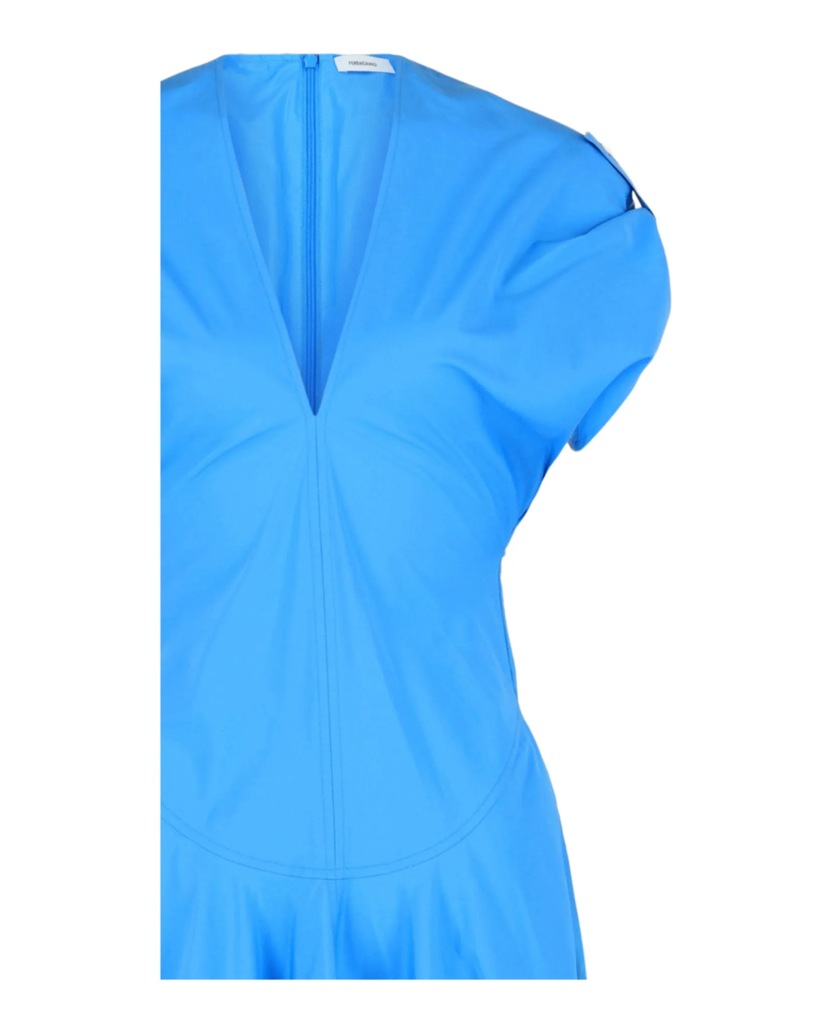 Ferragamo Cotton Poplin Midi Dress sold by Zulily product image thumbnail 3