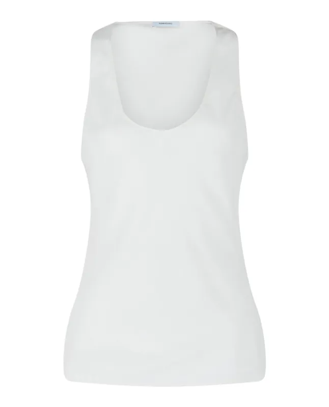 Ferragamo Silk Tank Top made by Salvatore Ferragamo