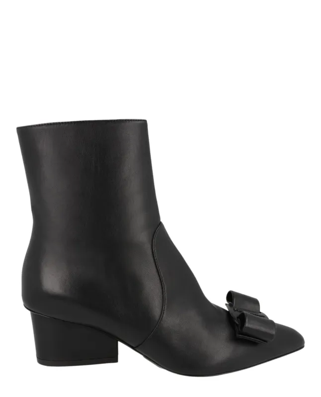 Ferragamo Vince Leather Booties made by Salvatore Ferragamo