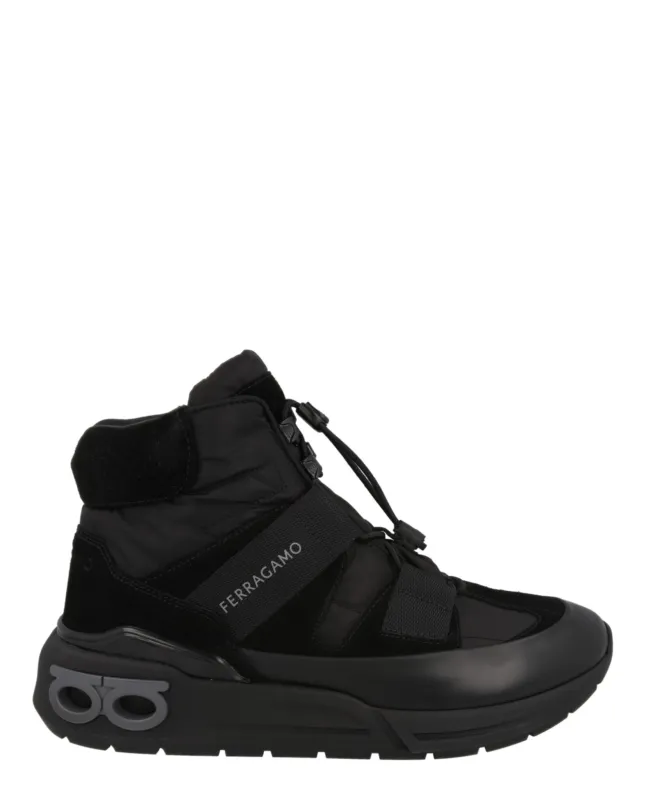 Ferragamo Leonida High-Top Sneakers made by Salvatore Ferragamo