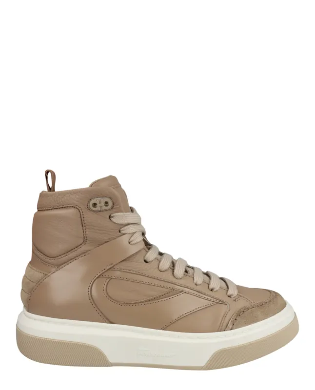 Ferragamo Cassio High-Top Sneakers made by Salvatore Ferragamo