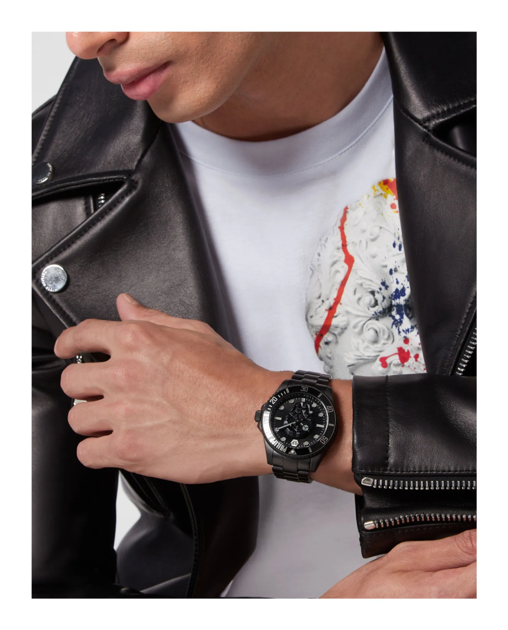 Philipp Plein the $Kull Diver Bracelet Watch sold by Zulily product image thumbnail 5
