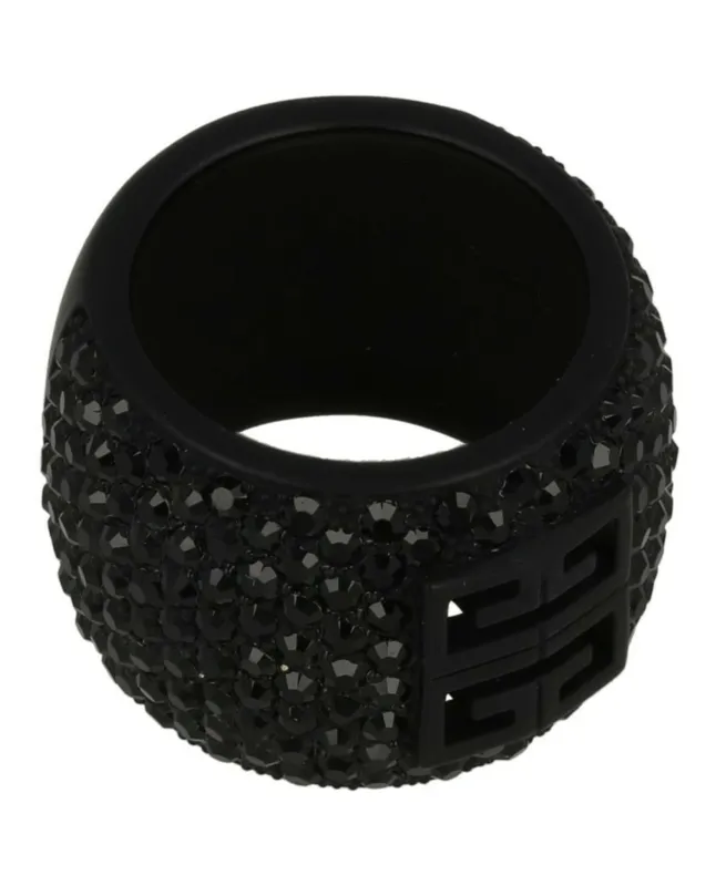 Givenchy 4G Ring in Metal With Crystals made by Givenchy