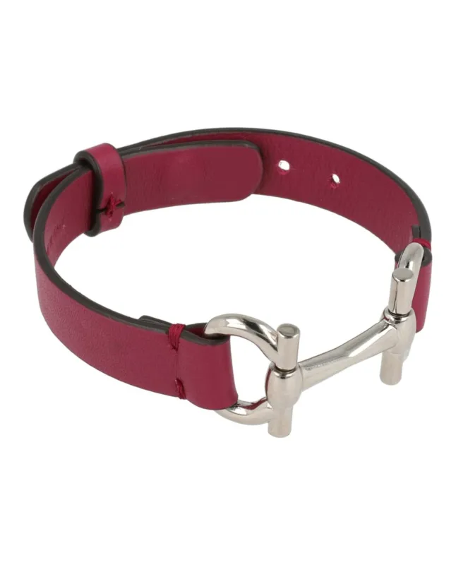 Ferragamo Double Gancini Leather Bracelet made by Salvatore Ferragamo