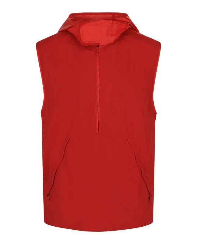 Ferragamo Hooded Windbreaker Vest made by Salvatore Ferragamo