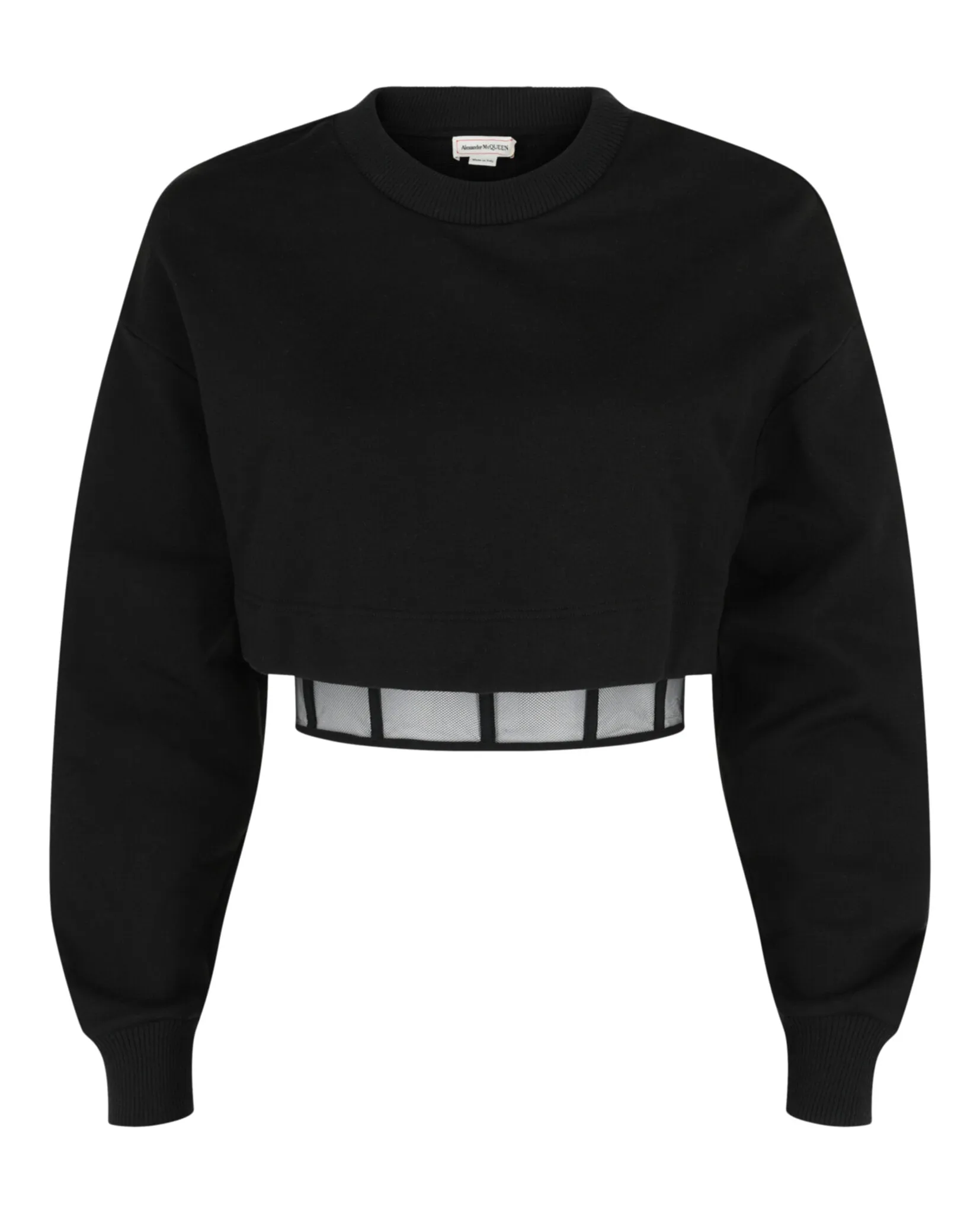Alexander McQueen Layered Cropped Sweatshirt sold by Zulily