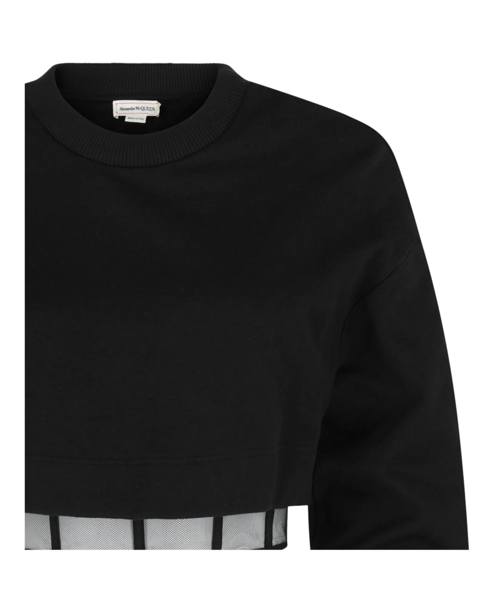 Alexander McQueen Layered Cropped Sweatshirt sold by Zulily product image thumbnail 3