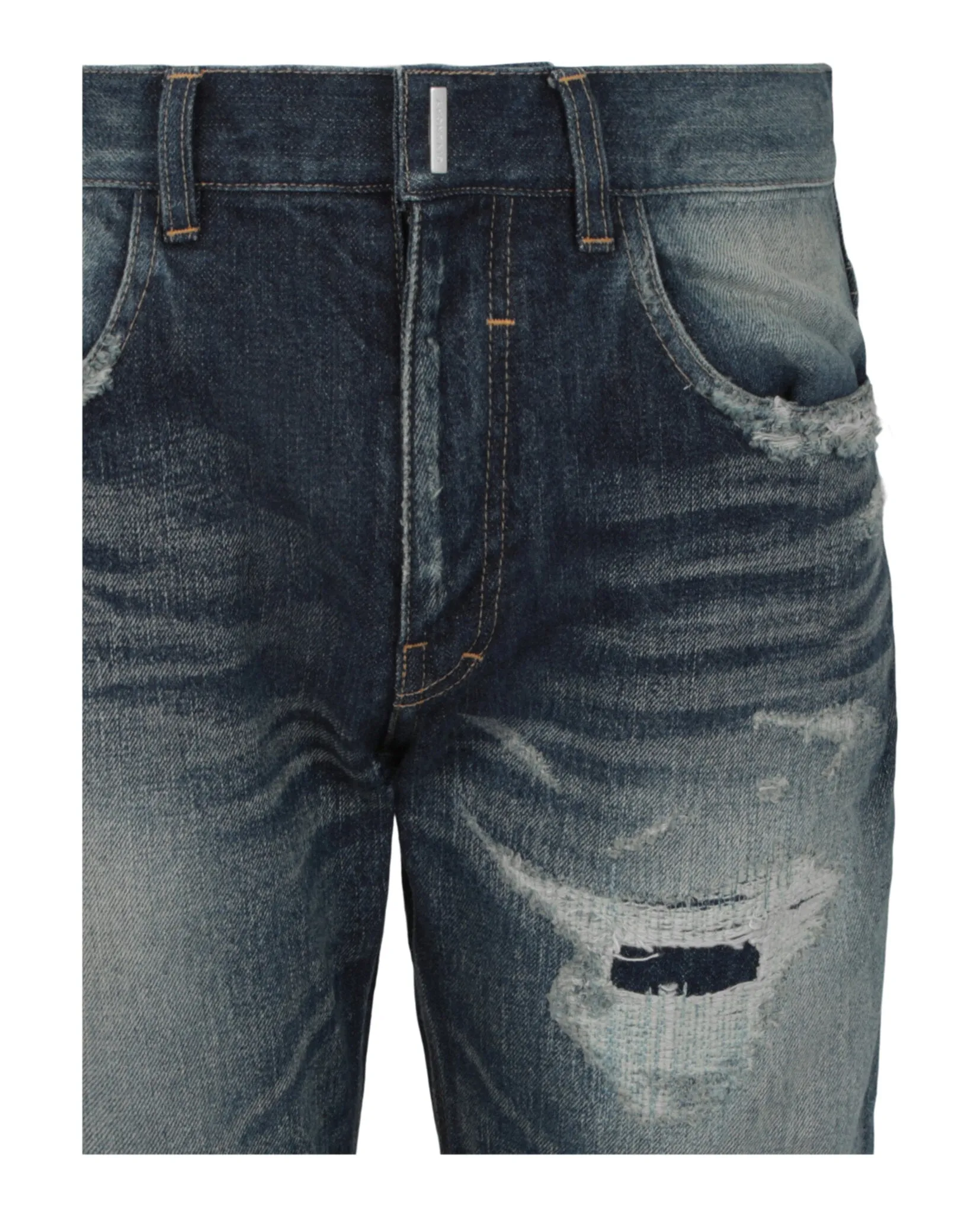 Givenchy Distressed Straight Fit 5 Pocket Jeans sold by Zulily product image thumbnail 3