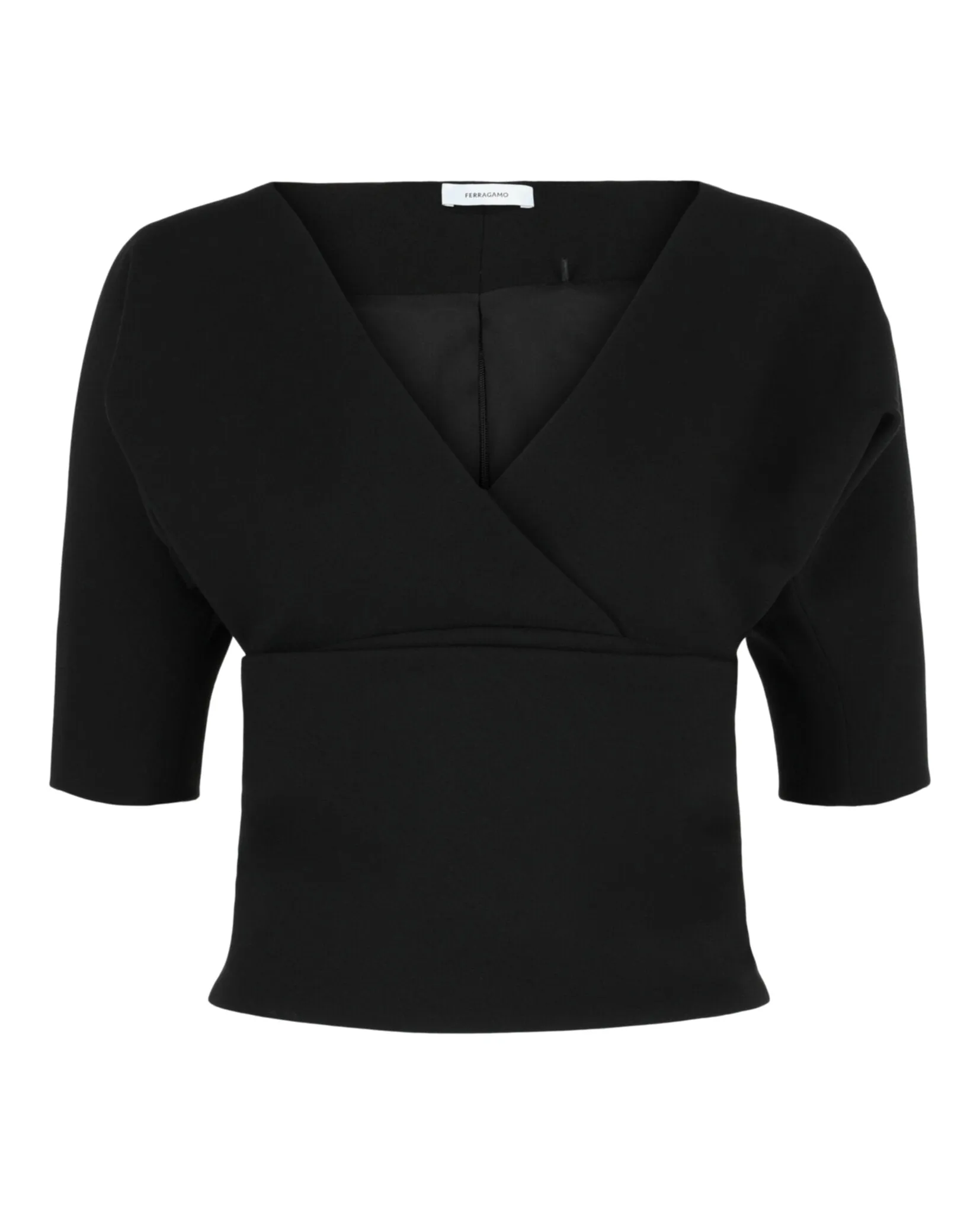 Ferragamo Layered Wool-Blend Blouse sold by Zulily