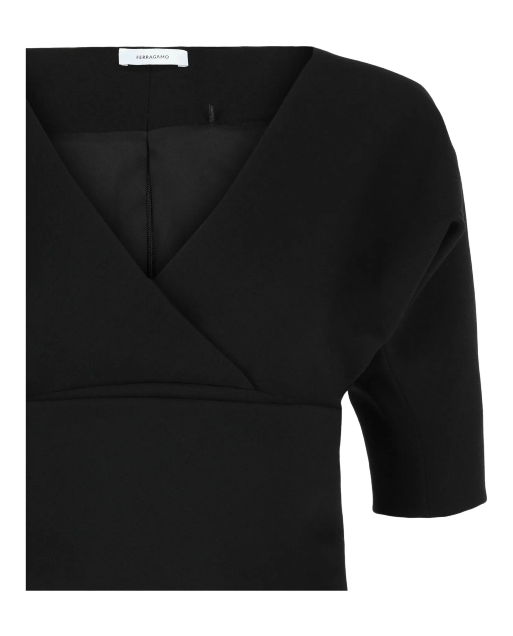 Ferragamo Layered Wool-Blend Blouse sold by Zulily product image thumbnail 3