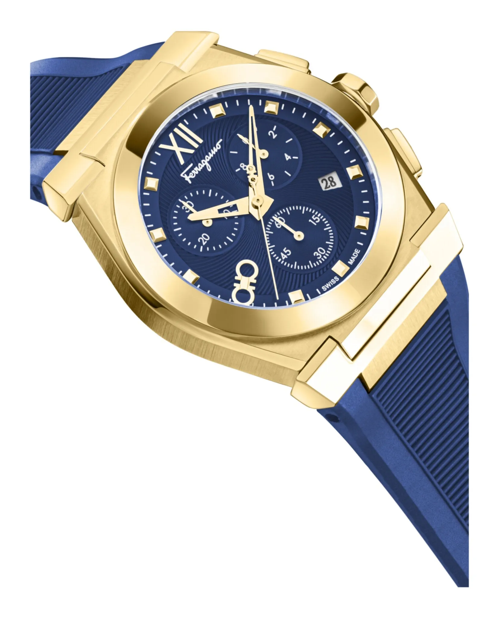 Ferragamo Vega Chrono Silicone Watch sold by Zulily product image thumbnail 3