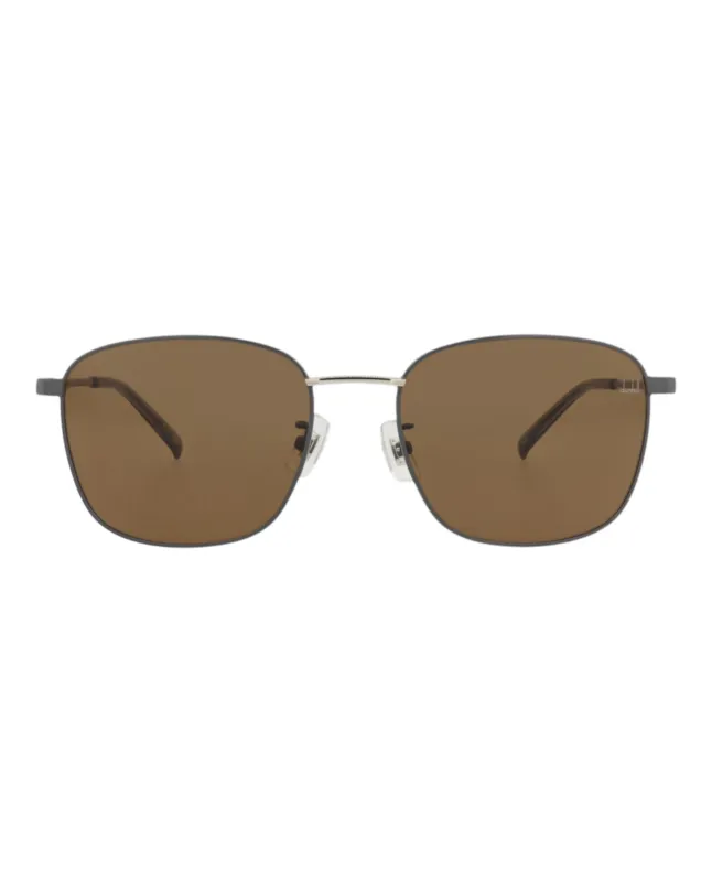 Dunhill Square-Frame Metal Sunglasses made by Dunhill