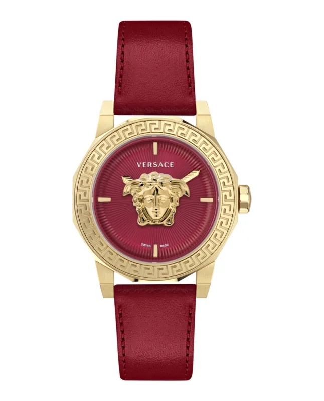 Versace Medusa Deco Leather Watch made by Versace