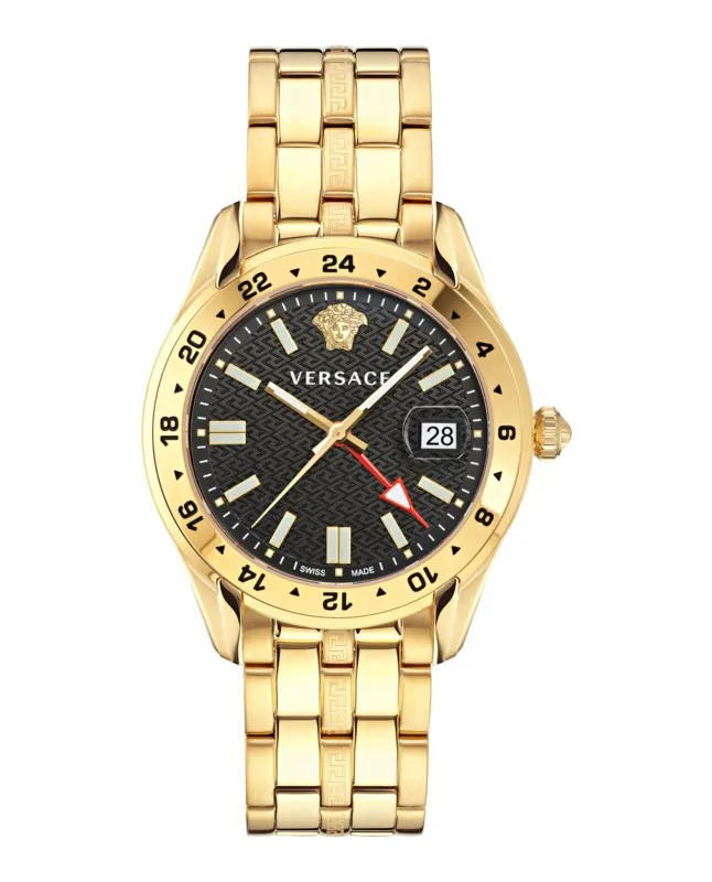 Versace Greca Time GMT Watch made by Versace