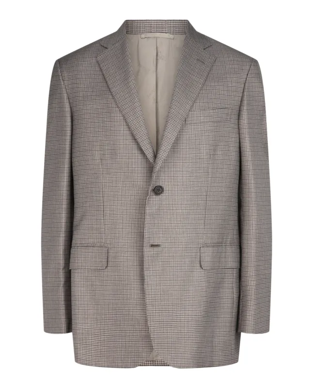 Brioni Houndstooth Single-Breasted Blazer made by Brioni
