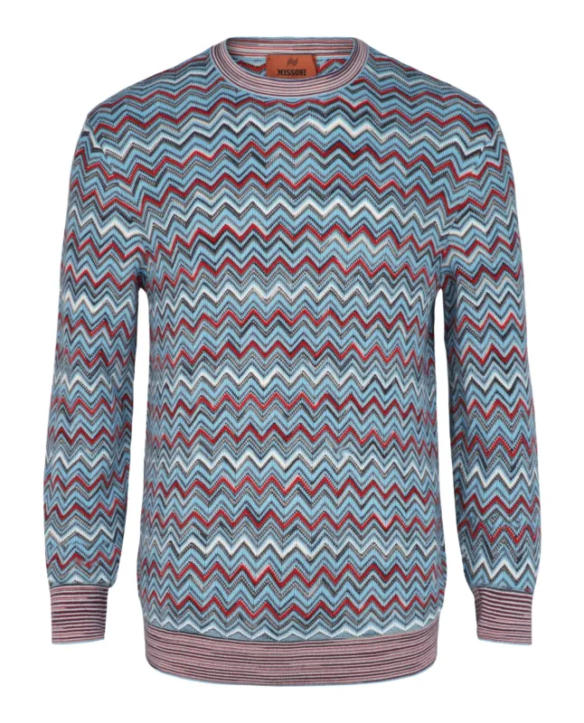 M Missoni Zig-Zag Pattern Pullover Sweater made by Zulily
