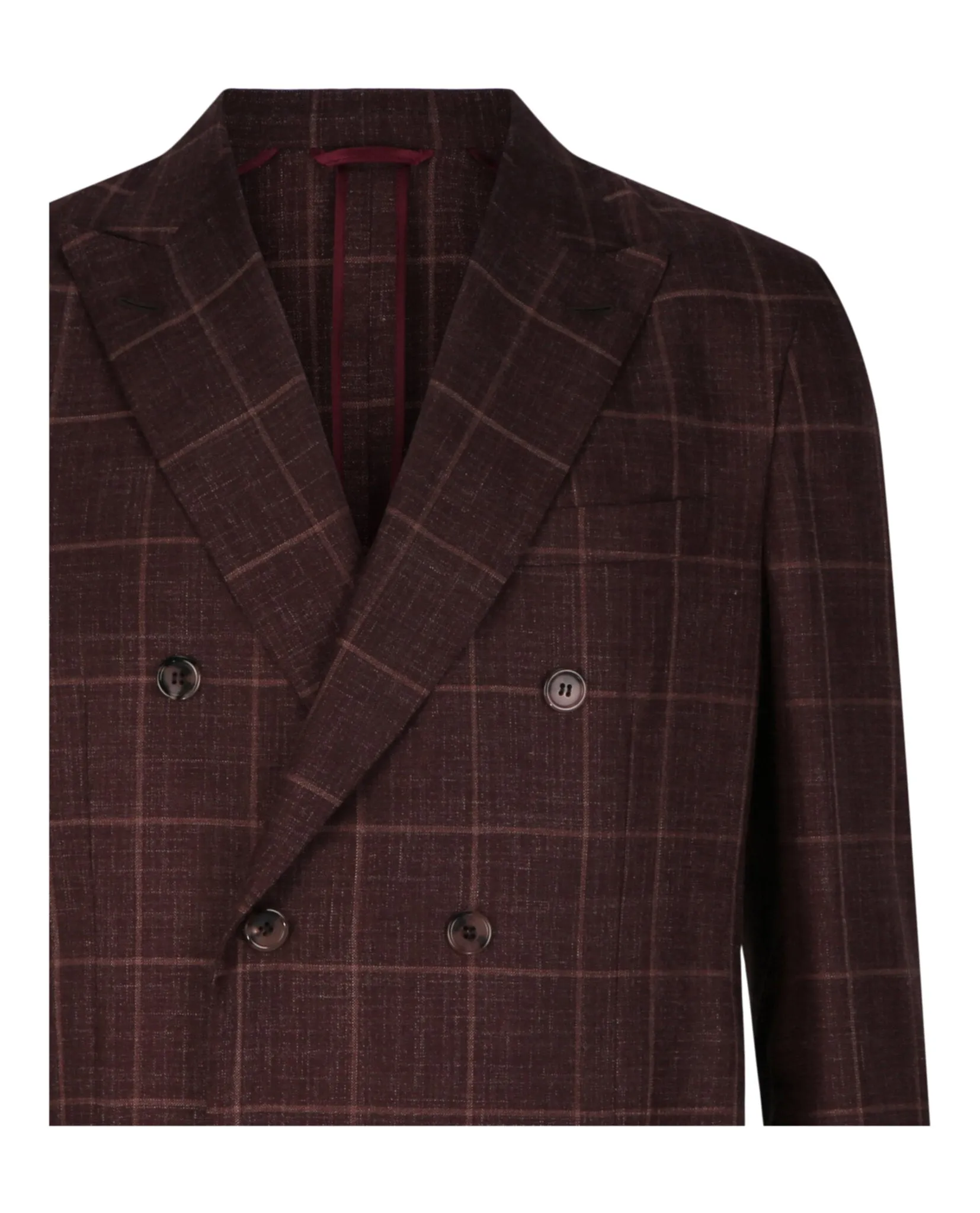 Brioni Plaid Double-Breasted Blazer sold by Zulily product image thumbnail 3