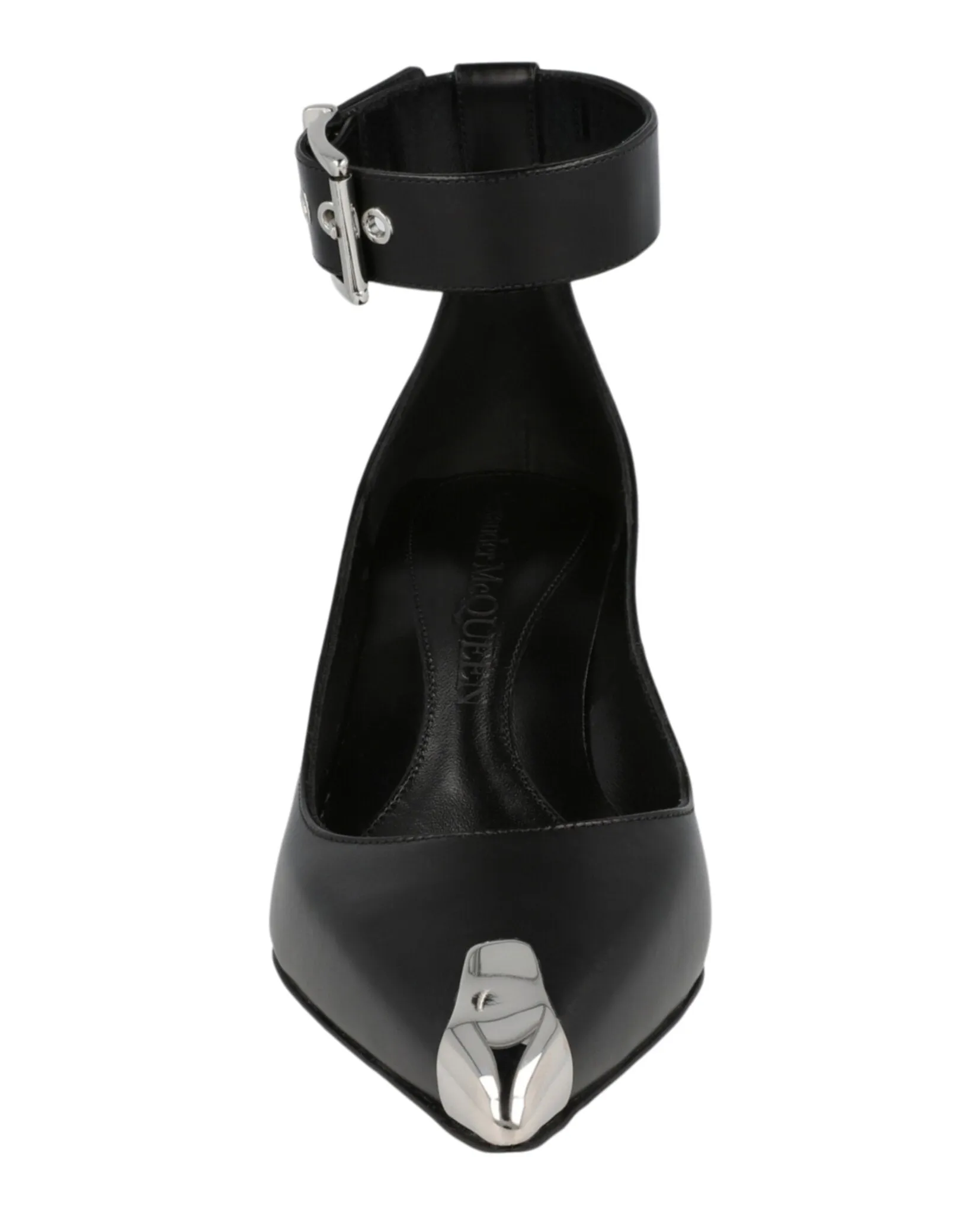 Alexander McQueen Buckle Leather Heels sold by Zulily product image thumbnail 4