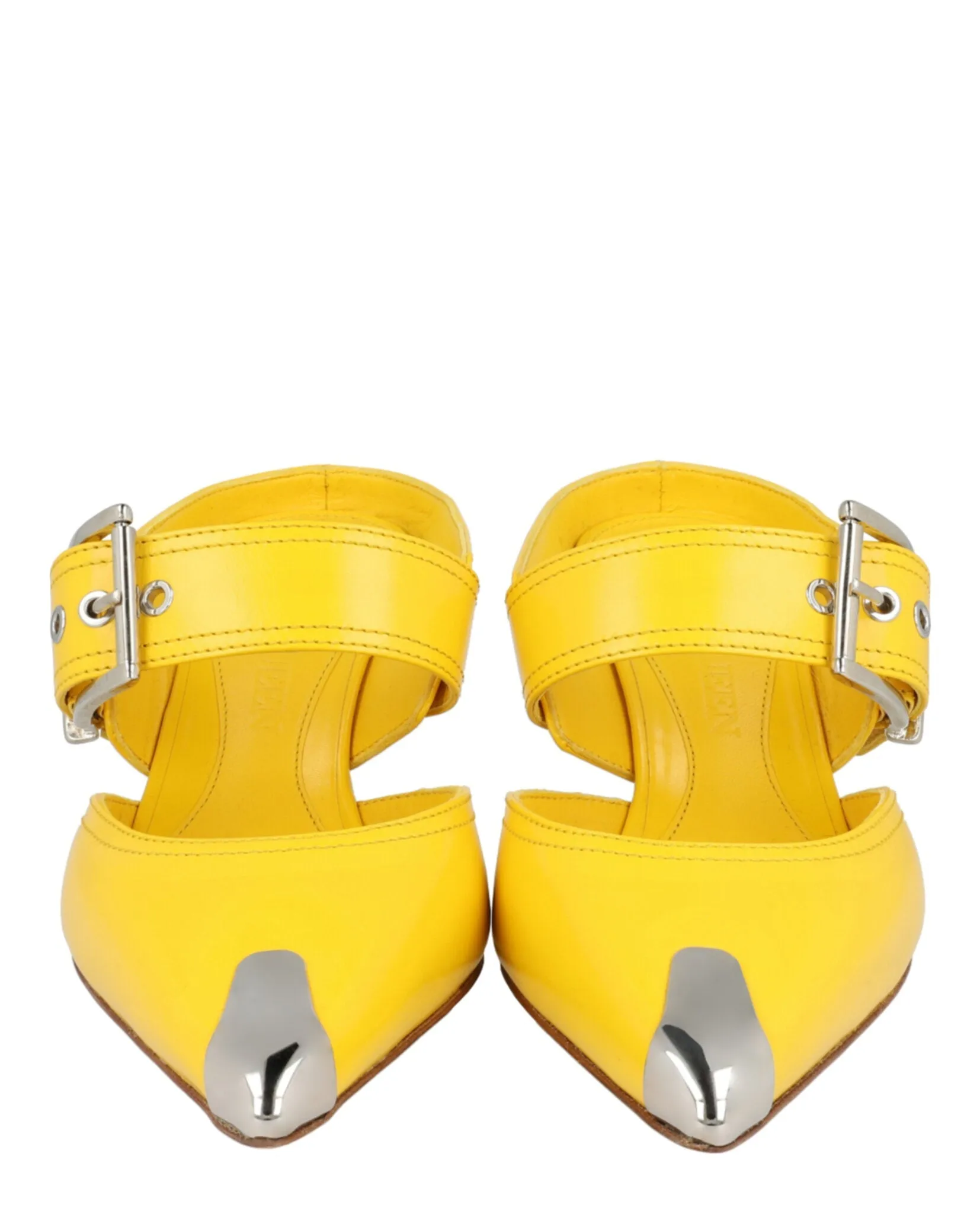 Alexander McQueen Buckle Leather Mules sold by Zulily product image thumbnail 5