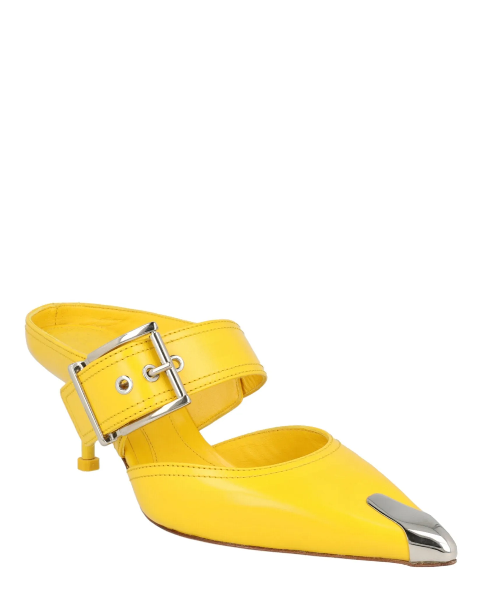 Alexander McQueen Buckle Leather Mules sold by Zulily product image thumbnail 2