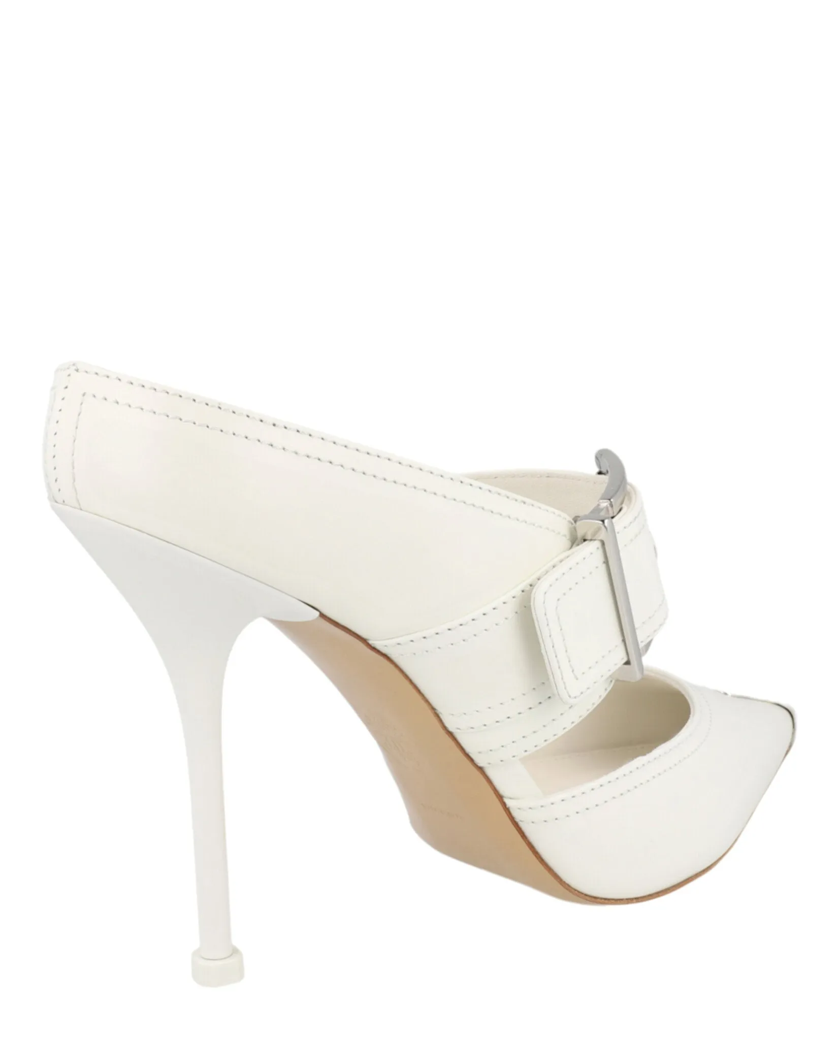Alexander McQueen Buckle Leather Mules sold by Zulily product image thumbnail 3