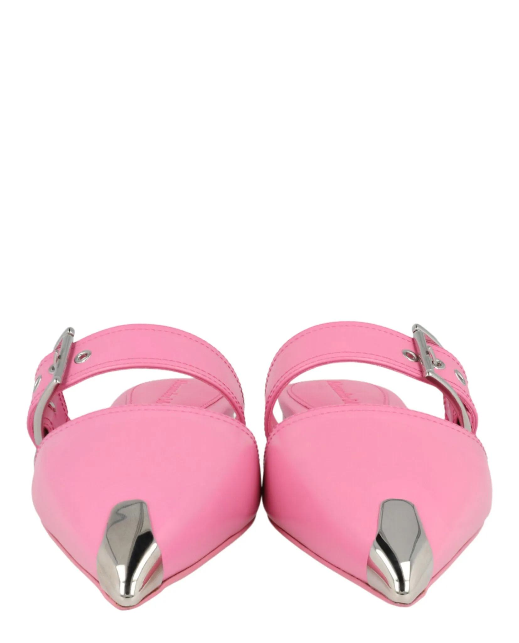 Alexander McQueen Buckle Leather Mules sold by Zulily product image thumbnail 5