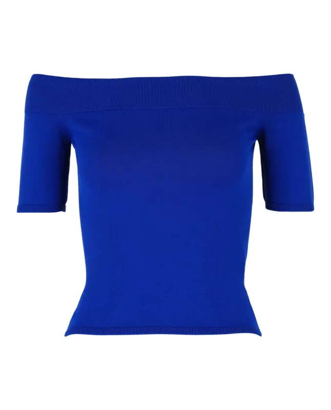 Alexander McQueen Off-the-Shoulder Crop Top made by Alexander McQueen
