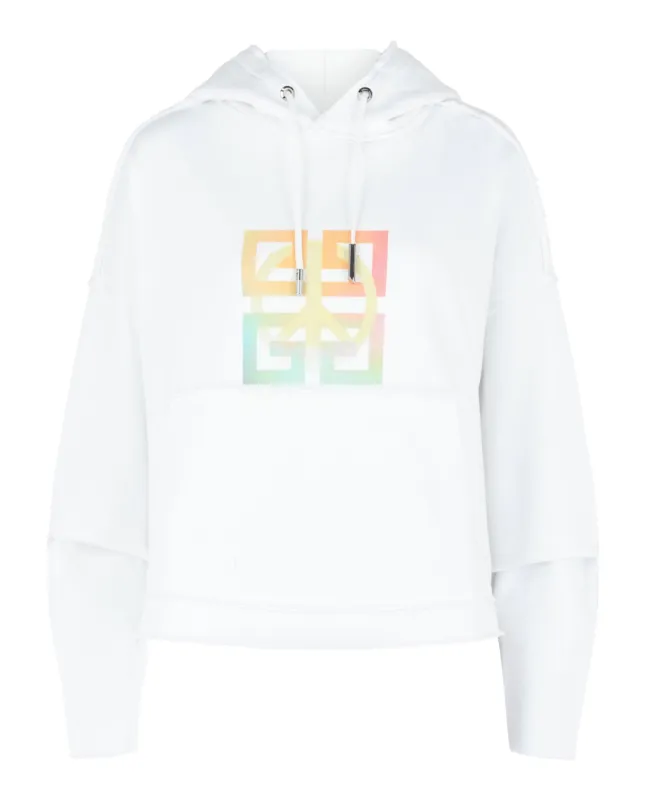 Givenchy 4G Peace-Print Hoodie made by Givenchy