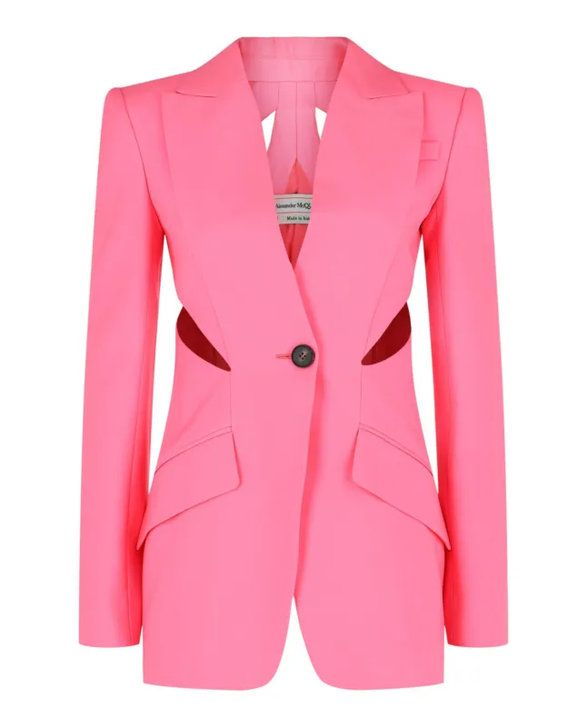 Alexander McQueen Slashed Single-Breasted Blazer made by Alexander McQueen