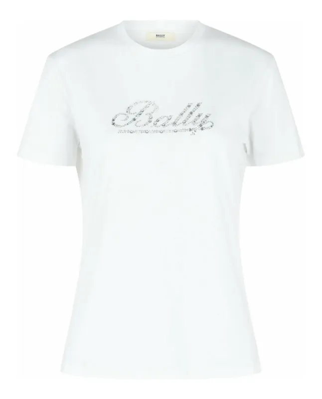 Bally Crystal Logo T-Shirt made by Bally