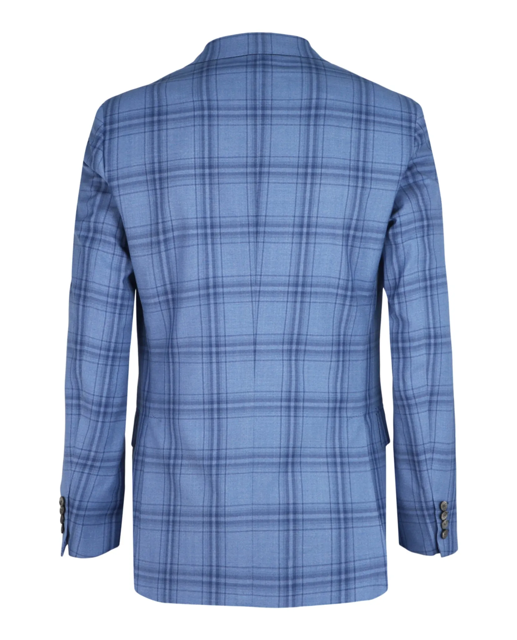 Brioni Wool Plaid Single-Breasted Blazer sold by Zulily product image thumbnail 2