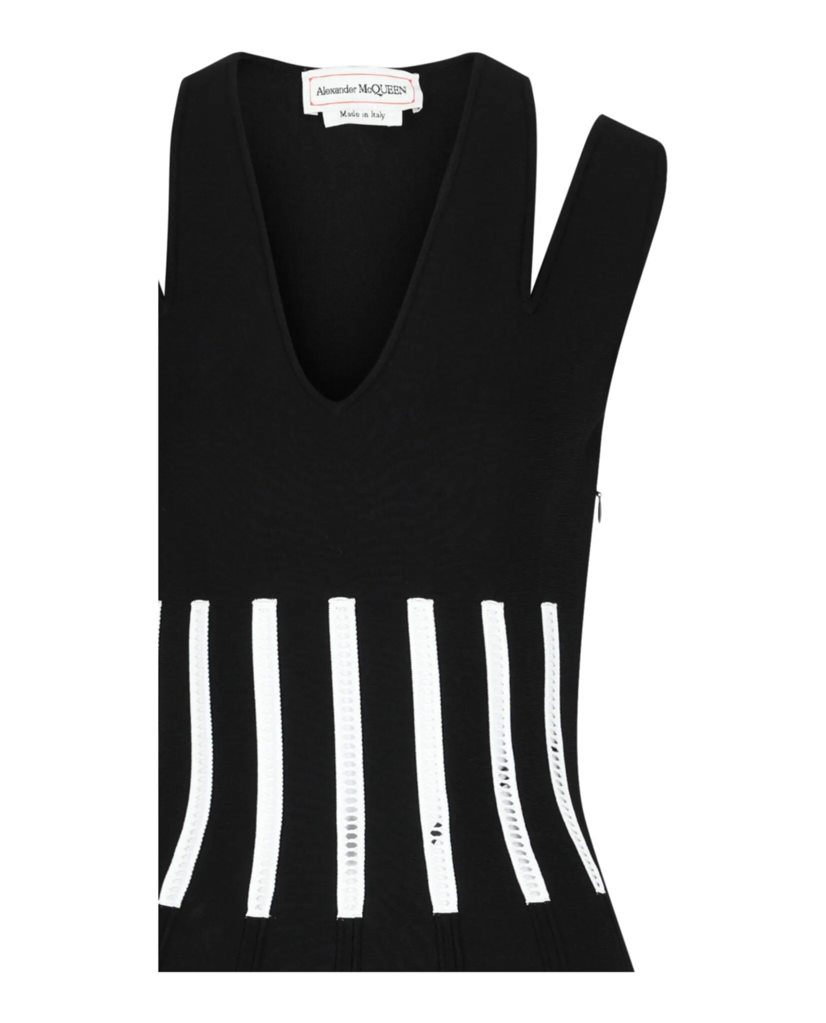 Alexander McQueen Coutout Shoulder Corset Mini Dress sold by Zulily product image thumbnail 3