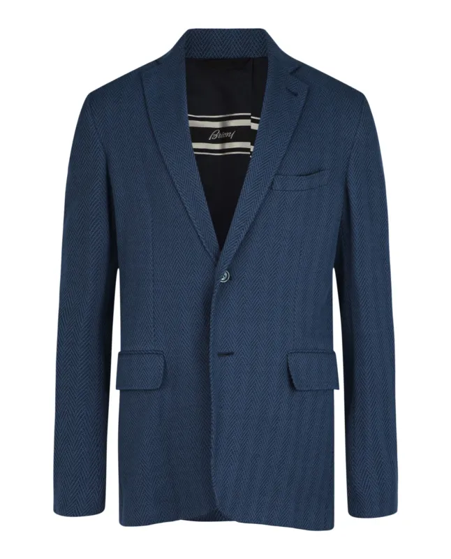 Brioni Single-Breasted Jersey Blazer made by Brioni