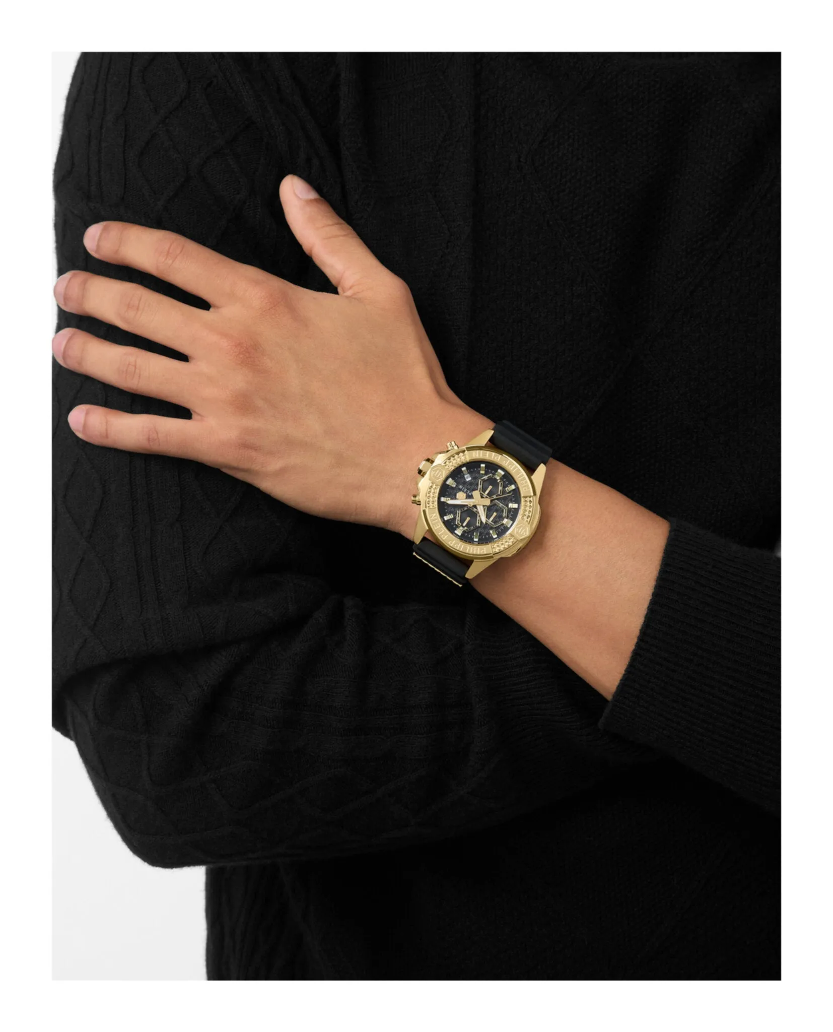 Philipp Plein the $Kull Chrono Silicone Watch sold by Zulily product image thumbnail 5