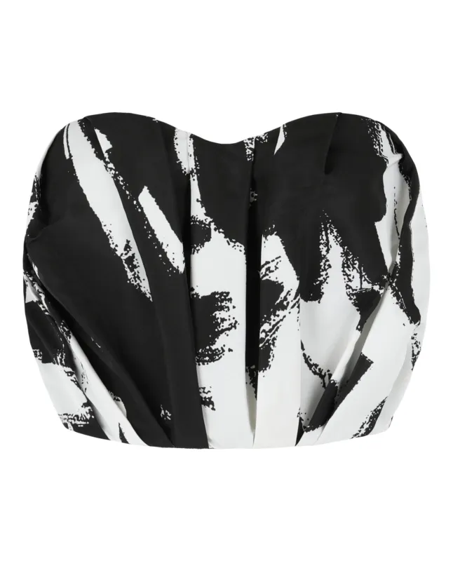 Alexander McQueen Graffiti Bustier Top made by Alexander McQueen