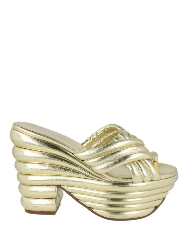 Ferragamo Rey Platform Sandals - Narrow Width made by Salvatore Ferragamo