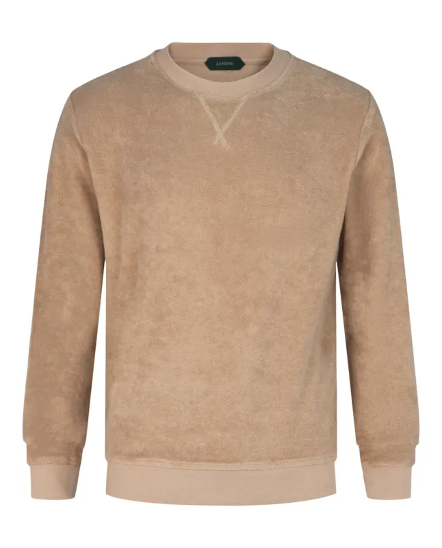 Slowear Terry Cotton Crewneck Sweatshirt made by Slowear