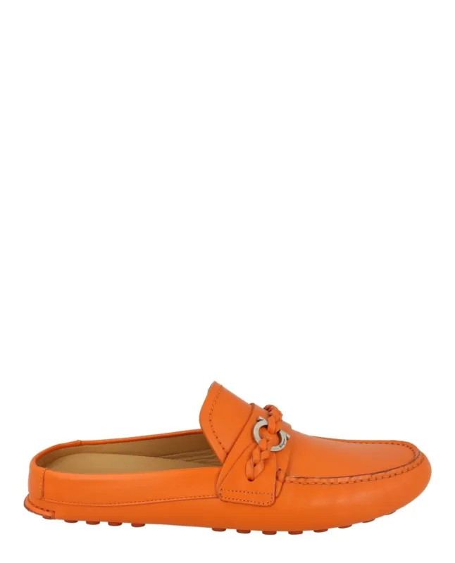 Ferragamo Grand Leather Slides made by Salvatore Ferragamo